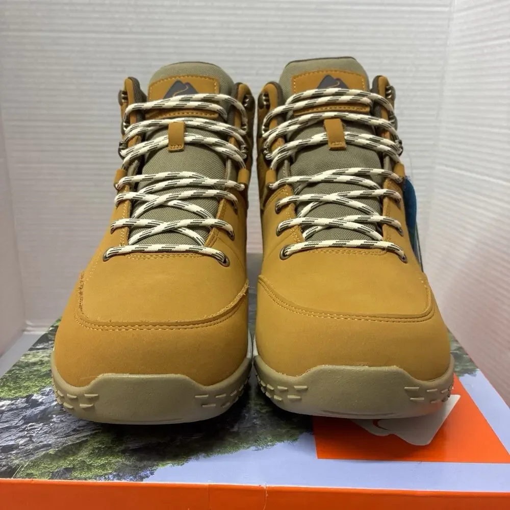 Ozark Trail Men Size 10.5 Sport Hiker Waterproof Hiking Boots Wheat Leather